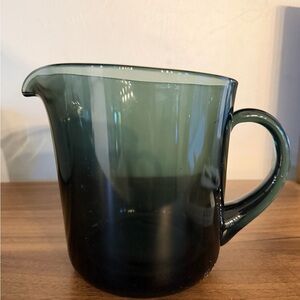 Vintage Kai Franck Nuutajärvi Glass Pitcher 5601 Smoke Mid Century Modern